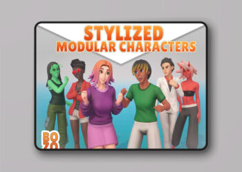 BoZo: Stylized Modular Characters Base Pack v1.4
