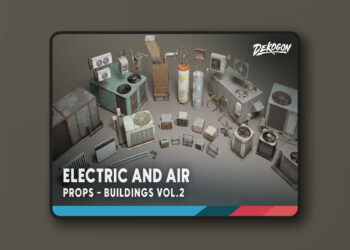 Buildings VOL.2 - Electric & Air (Nanite and Low Poly) (5.5)