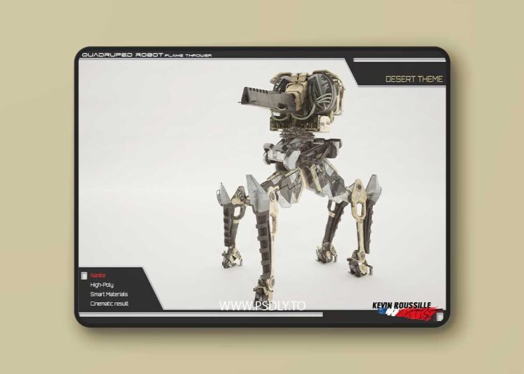 Flame Thrower Robot (5.4) for Unreal Engine 1 Flame Thrower Robot (5.4)