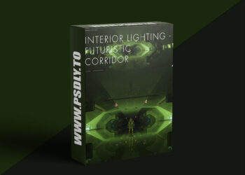 Gumroad - Interior Lighting - Futuristic Corridor