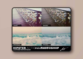 Insta Filters - 10 Hipster Photoshop Actions Pack