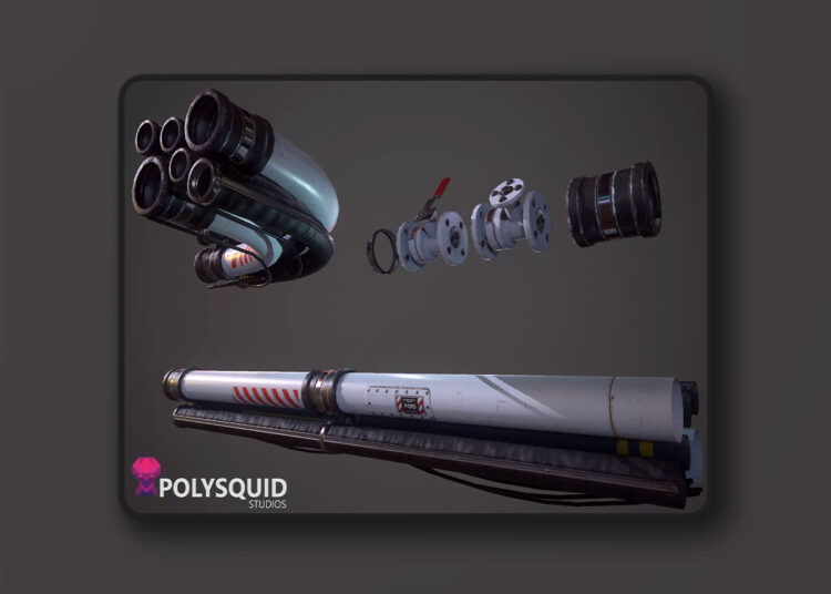 Modular Sci-Fi Pipes Pack v1.1 1 Modular Sci-Fi Pipes Pack v1.1