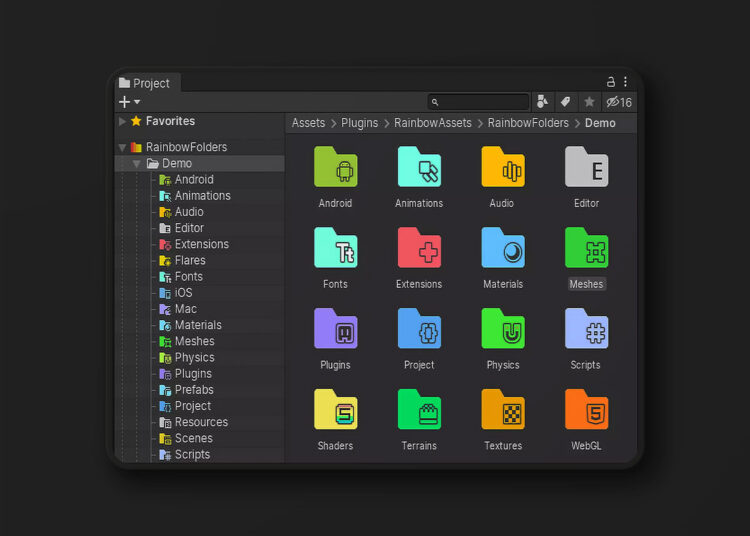 Rainbow Folders 2 v2.4.1 for Unreal Engine 1 Rainbow Folders 2 v2.4.1