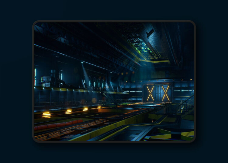 Sci-Fi Hangar (5.0+) for Unreal Engine 1 Sci-Fi Hangar (5.0+)