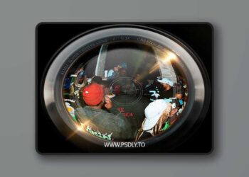 Spying Glass Photo Effect for Photoshop