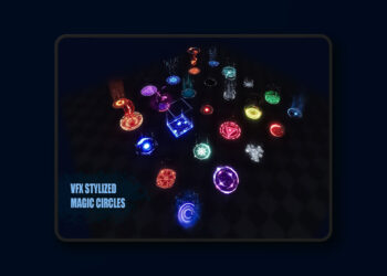 Stylized Magic Circles VFX (5.0+)