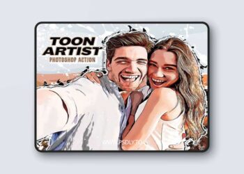 Toon Artist - Photoshop Actions