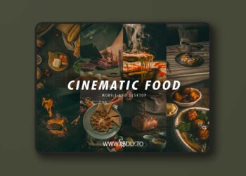 CVRpresets - 15 Cinematic Food Desktop And Mobile Lightroom Presets