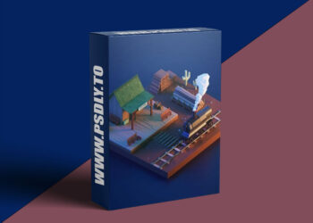 Class101 - Create Detailed and Colorful Low Poly Isometric Art