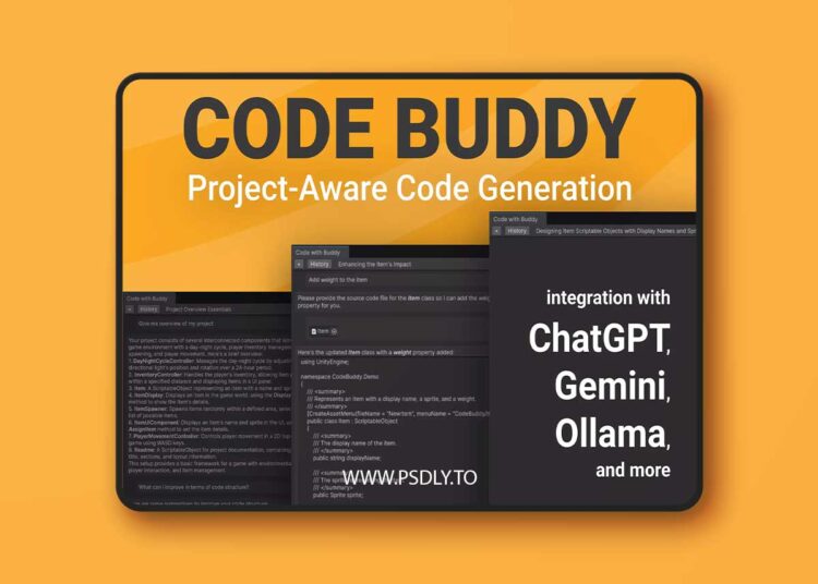Code Buddy - project-aware code generation with ChatGPT Gemini Ollama etc v2.7.1 1 Code Buddy - project-aware code generation with ChatGPT Gemini Ollama etc v2.7.1