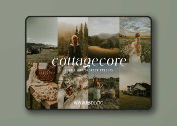 CreativeMarket - 10 Cottagecore Lightroom Presets 25430904