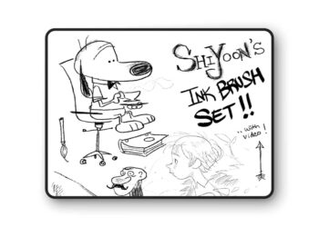 Gumroad - Shiyoon's Photoshop Ink Brush Set