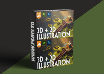 Gumroad - Stylized Sword in Stone Illustration