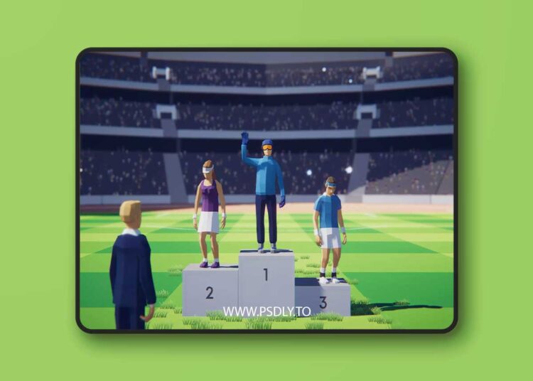 Low Poly Animated People v3.00 for Unreal Engine 1 Low Poly Animated People v3.00