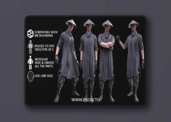 Man Warrior - Modular - Rigged (5.1+)