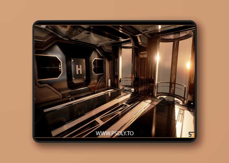 Modular SciFi Hallways (4.x+) for Unreal Engine 1 Modular SciFi Hallways (4.x+)