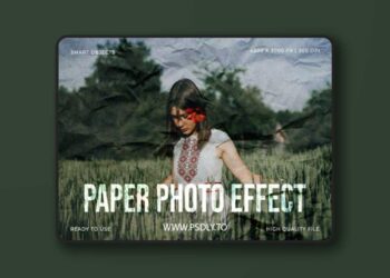 Paper Photo Effect for Photoshop