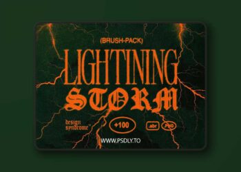 Pixelbuddha - Lightning Storm Brush Pack 4590