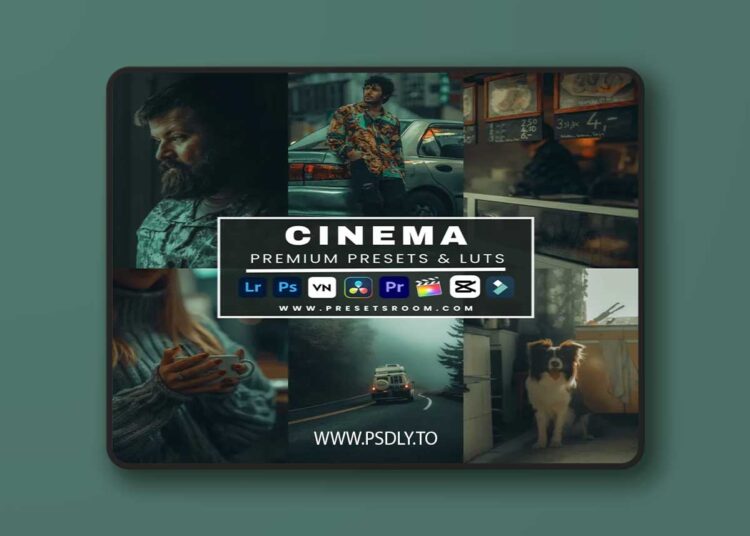 Presetsroom - Cinema lightroom presets & luts collection 1 Presetsroom - Cinema lightroom presets & luts collection