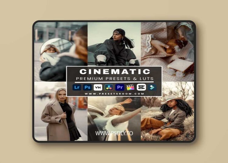Presetsroom - Cinematic lightroom presets & luts collection 1 Presetsroom - Cinematic lightroom presets & luts collection