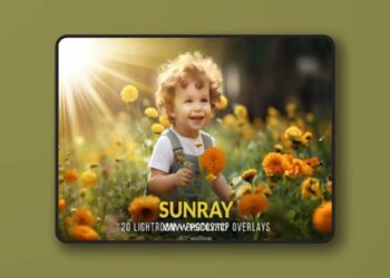 Realistic sunlight PNG and JPG overlays