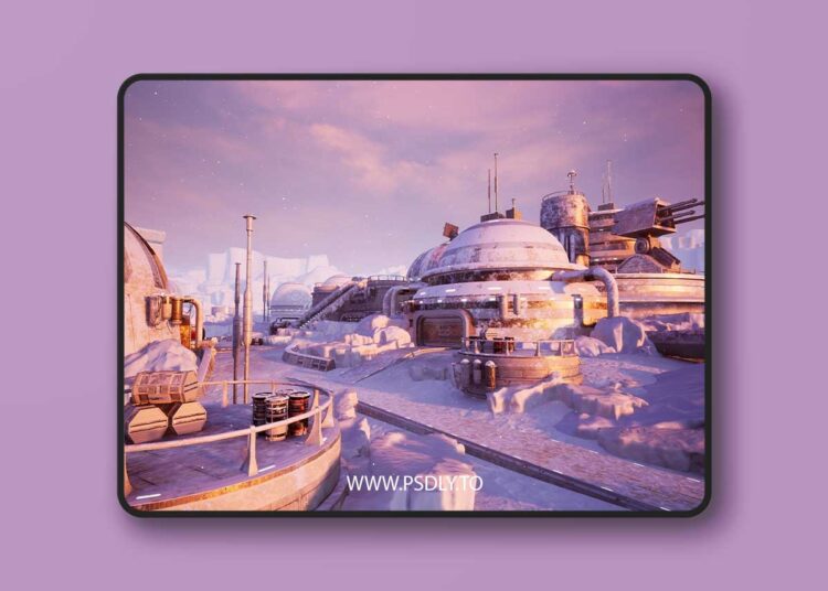 Sci-Fi Snow station modular Pack (4.26+) 1 Sci-Fi Snow station modular Pack (4.26+)