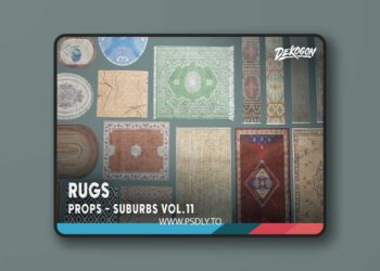 Suburbs VOL.11 - Rugs (Nanite and Low Poly) (5.4)