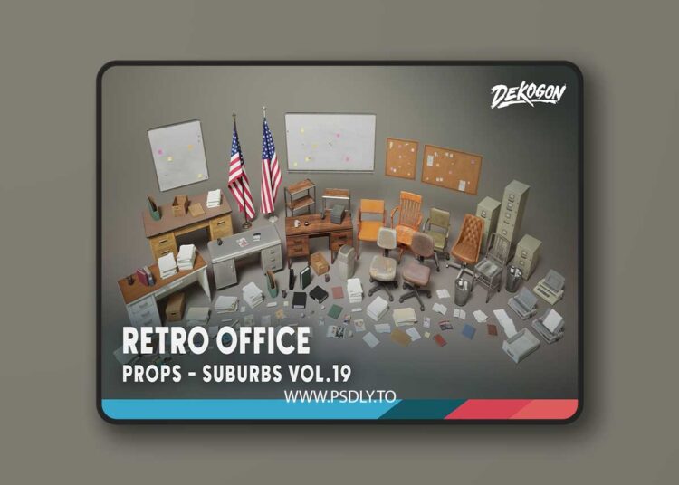Suburbs VOL.19 - Retro Office (Nanite and Low Poly) (5.4) 1 Suburbs VOL.19 - Retro Office (Nanite and Low Poly) (5.4)