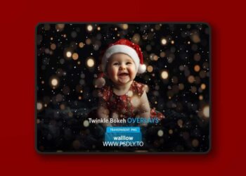 Twinkle Bokeh Photoshop PNG Overlays