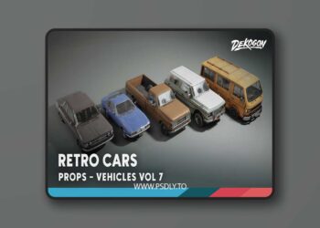 Vehicles VOL.7 - Retro Cars (Low Poly) (5.4)