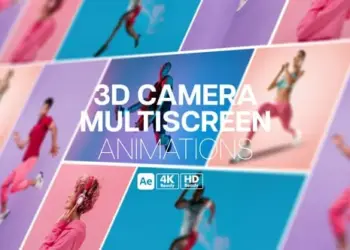 3D Camera Multiscreen Animations