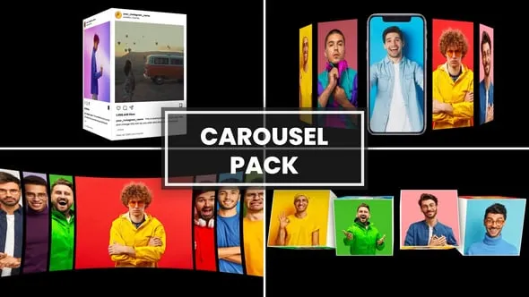 Videohive - Carousel Pack - 58988564 1 Carousel Pack - 58988564