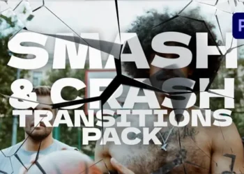 Videohive - Smash & Crash Transitions Pack - 58903925