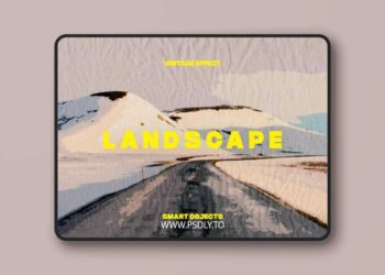 Vintage Landscape Photo Effect for Photoshop