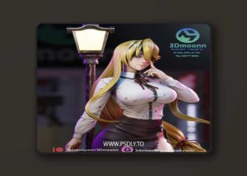 3DMoonn – High School DxD – Shizuka Marikawa – 3D Print Model