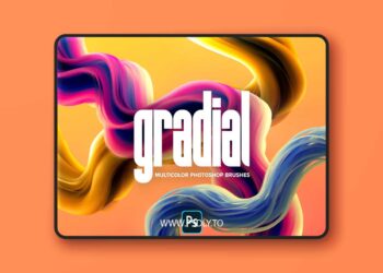 Chromasupply - Gradial: Multicolor Brushes (Photoshop)