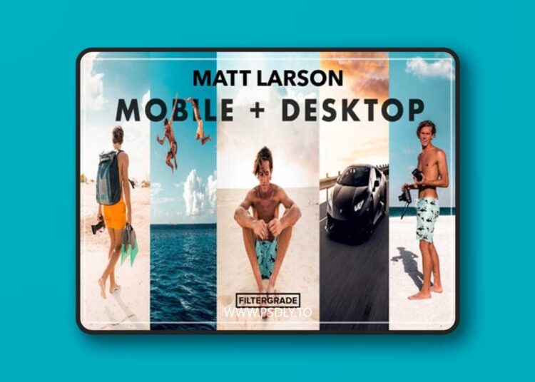 FilterGrade - Matt Larson Lightroom Preset Bundle MOBILE+DESKTOP 1 FilterGrade - Matt Larson Lightroom Preset Bundle MOBILE+DESKTOP
