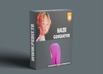 Gumroad - Behemox Hair Generator v2.0 for Blender