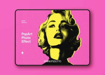 Pop Art Cartoon Photo Effect for Photoshop