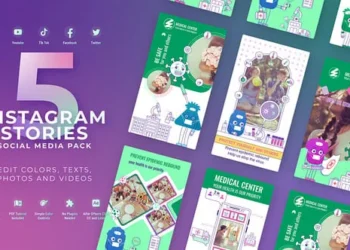 Videohive - Medical Healthcare Vertical Stories - 59436698