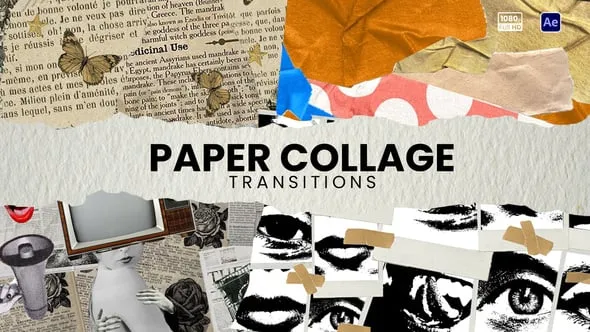 Videohive - Paper Collage Transitions - 59371096 1 Videohive - Paper Collage Transitions - 59371096