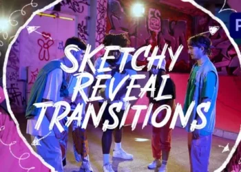 Sketchy Reveal Transitions