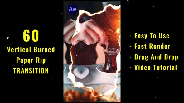 Videohive - Vertical Burned Paper Rip Transition Pack - 59209057 1 Videohive - Vertical Burned Paper Rip Transition Pack - 59209057
