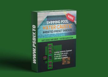 Water Caustic Animated Preset Shaders - Swimming Pool