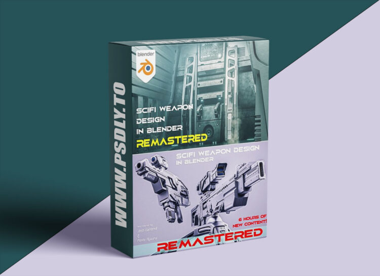 Blender Bros - SciFi Weapon Design in Blender 1 Blender Bros - SciFi Weapon Design in Blender