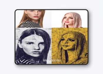 Geometric Action & Pattern for Photoshop