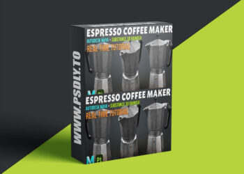 Patreon - Espresso Coffee Maker 3D Tutorial Video