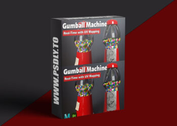 Patreon - Gumball Machine Real Time Autodesk Maya + Substance 3D Painter Tutorial