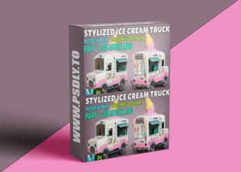 Patreon - Stylized Ice Cream Truck 3D Tutorial