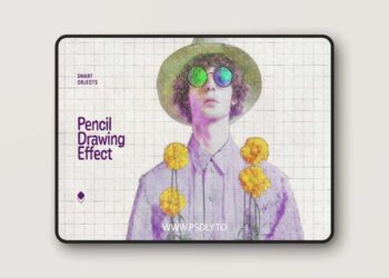 Pencil Drawing Photo Effect for Photoshop